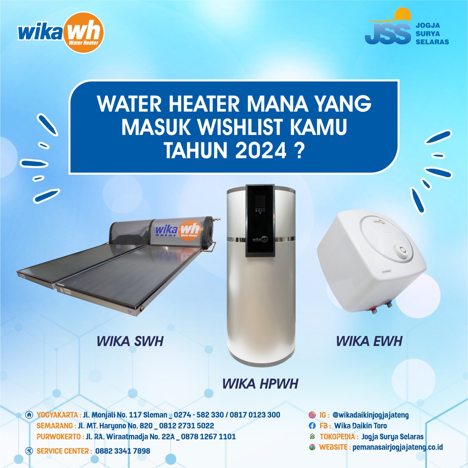 Water heater mana yang masuk wishlist kamu tahun 2024?