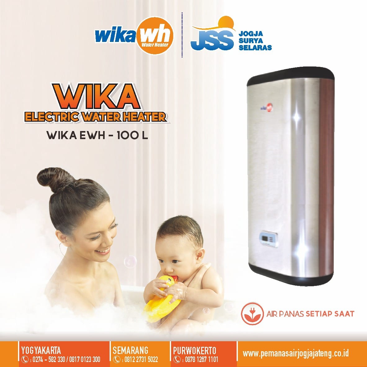 WIKA Electric Water Heater ET 100 FV