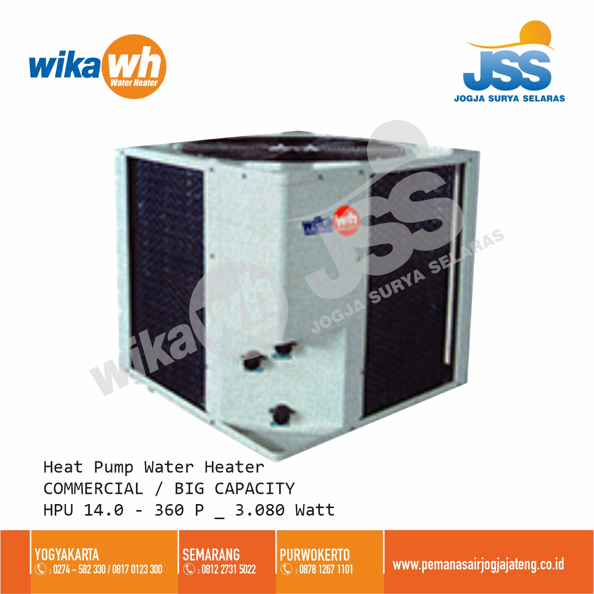 Wika Heat Pump Water Heater Commercial / Big Capacity